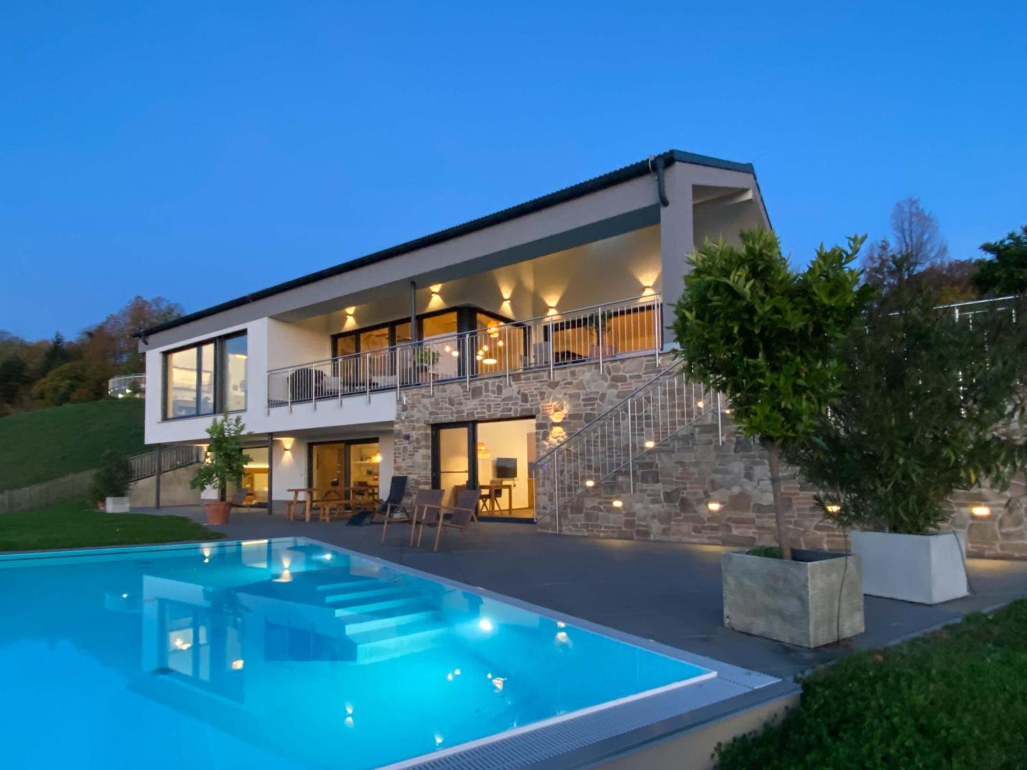 Greim15 --- Ganzes Ferienhaus Mit Fernsicht, Pool, Wellness Deutschlandsberg Exterior photo