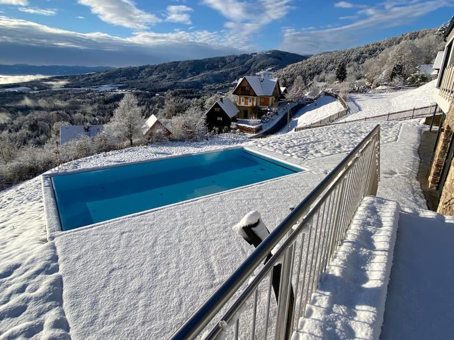 Greim15 --- Ganzes Ferienhaus Mit Fernsicht, Pool, Wellness Deutschlandsberg Exterior photo